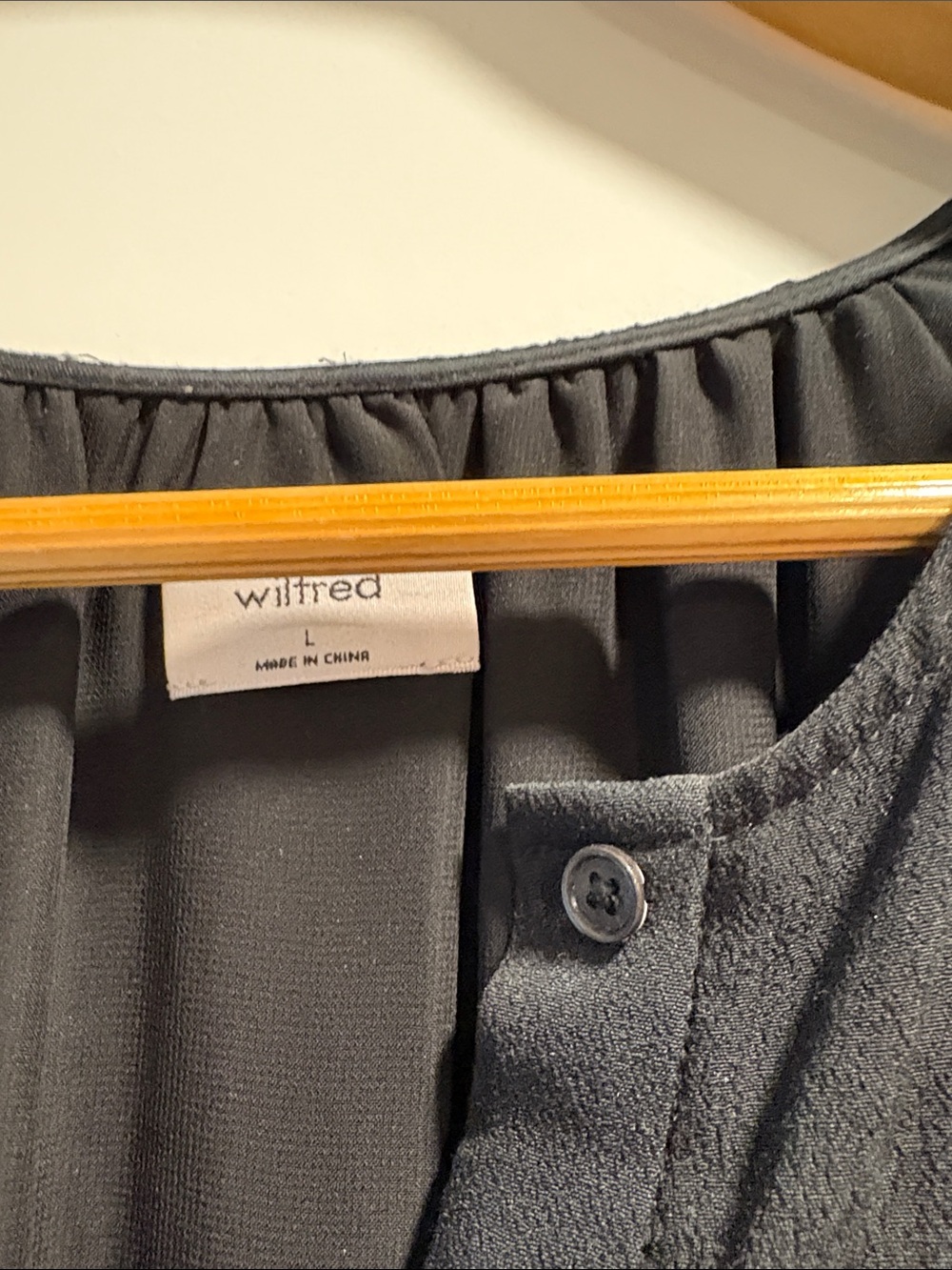 Aritzia Black Long-Sleeve Tiered Maxi Dress - Picture 2 of 3